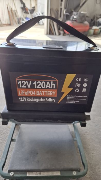 2бр LiFePO4 батерии 12v 120ah