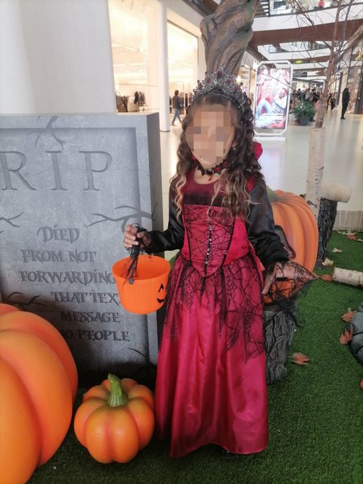 Rochița Halloween Prințesa Gotică 7 ani