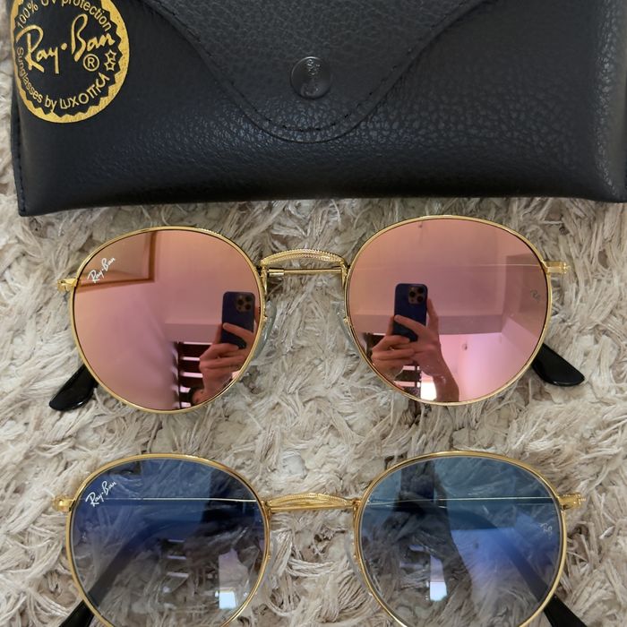 RayBan Round Fade / Pink / Blue