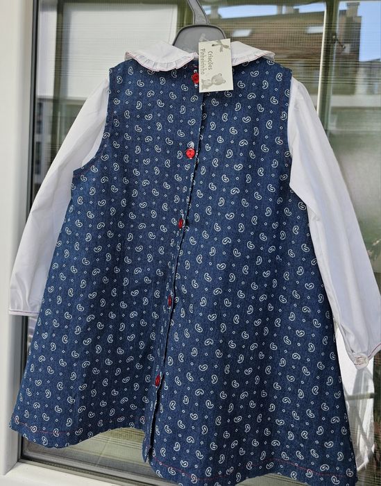 Нова  бебешка / детска  рокля 24м. / р-р 92