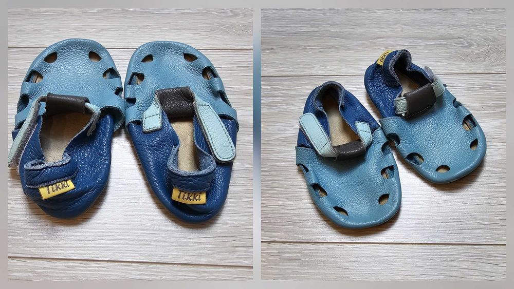 Sandale Tikki piele naturala nr 26 sau 29 sau 31 sau 32 si Incaltaminte interior Tikki nr 25