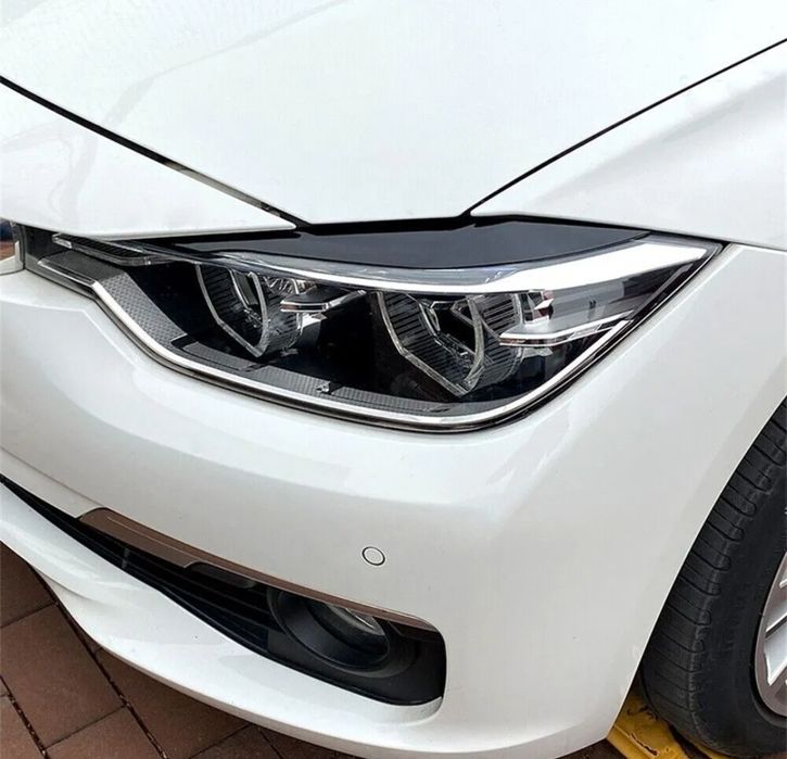 Ornamente / Pleoape Faruri BMW Seria 3 F30 F31 – Negru Lucios