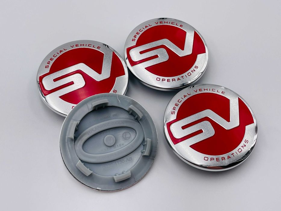Set Capace janta compatibil Range Rover/Land Rover SV rosu