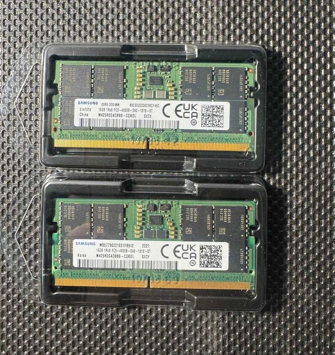 Kit RAM Samsung 32GB 2x16GB DDR5 4800MHz SODIMM Laptop