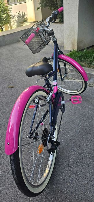 Bicicleta Btwin Decathlon 500 ROZ 24 inch - ca noua