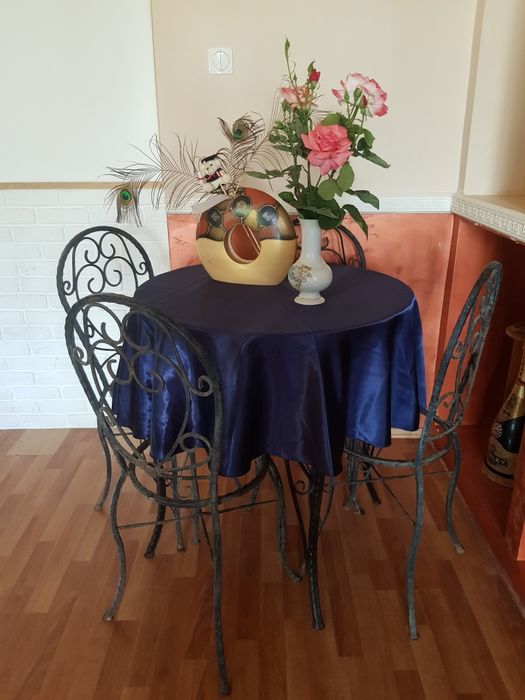Masa si scaune din fier forjat