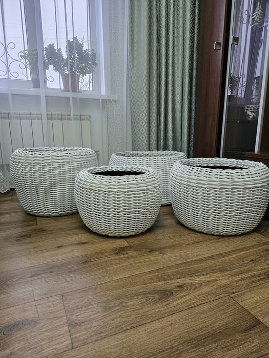 Кашпо из ротанга