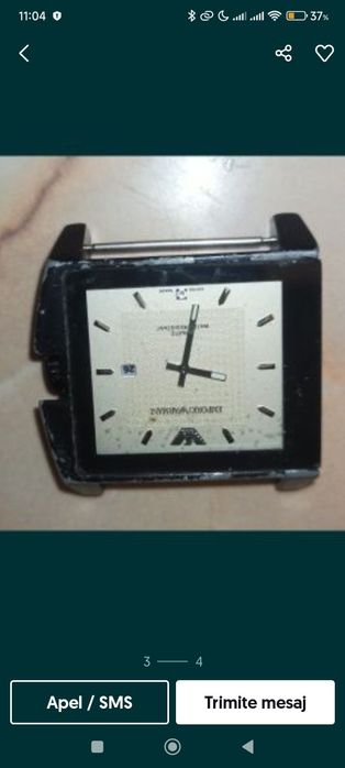 Ceas bărbătesc Emporio Armani, Quartz, water resist 5 ATM, Swiss Made