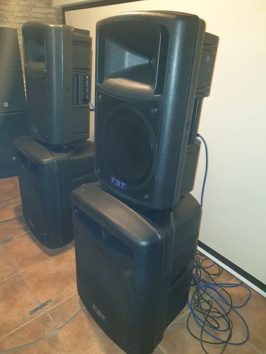 Boxe active 2xFbt maxx4a 400w 12toli/2xFbt maxx9sa 900w 15toli