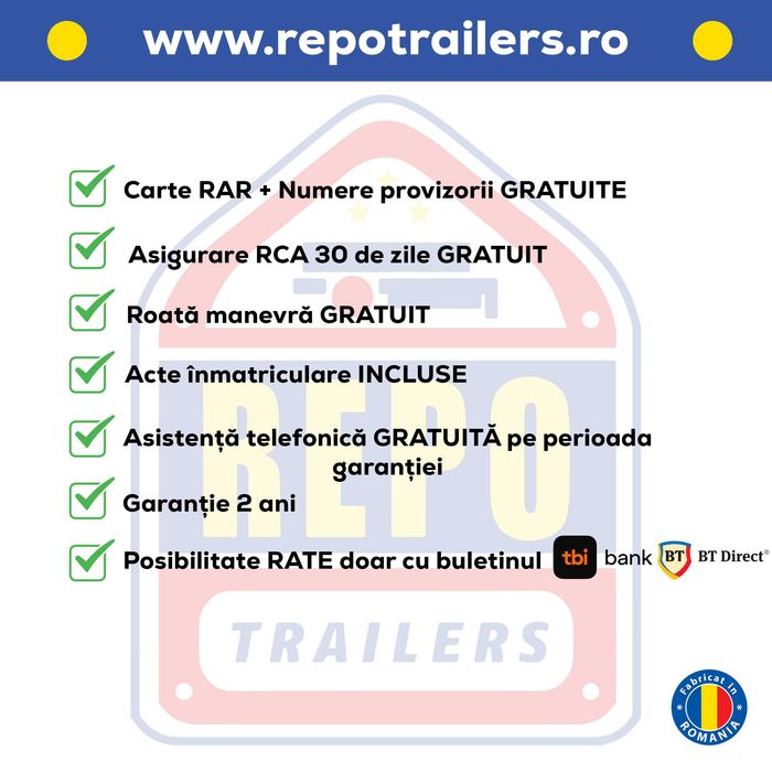 Remorca 750 kg Repo
