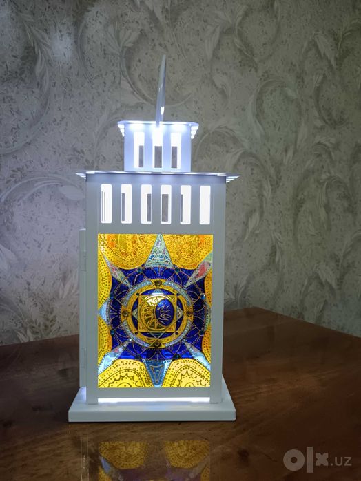 Подсвечник фонарь металлический