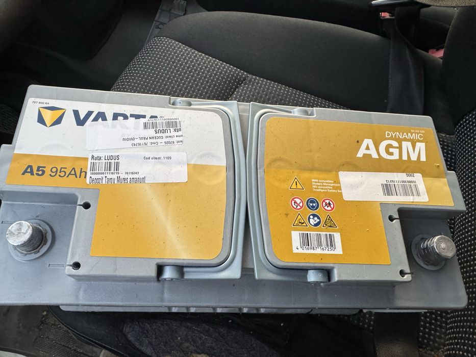 VARTA A5 AGM 95Ah 850A – nouă