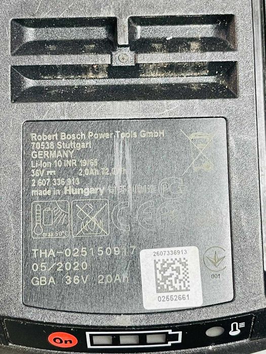 Acumulator Bosch 36 V Li (2,0 Ah) (1 bucată) F016800474