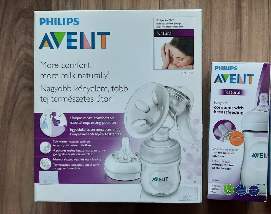Помпа за кърма Philips Avent+подарък шише