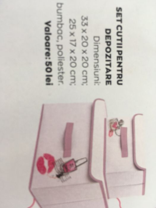 Set cutii pentru depozitare