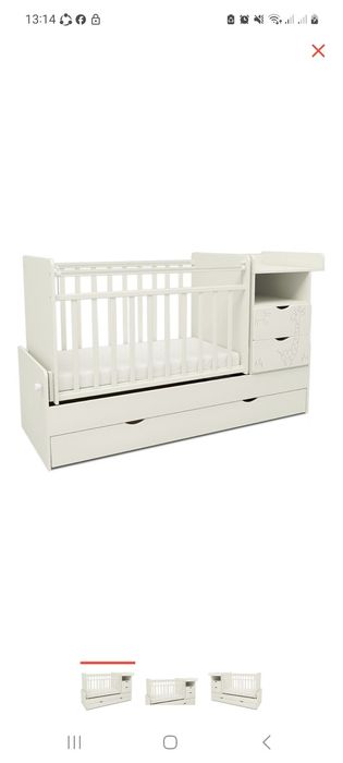 Детский манеж (белый)