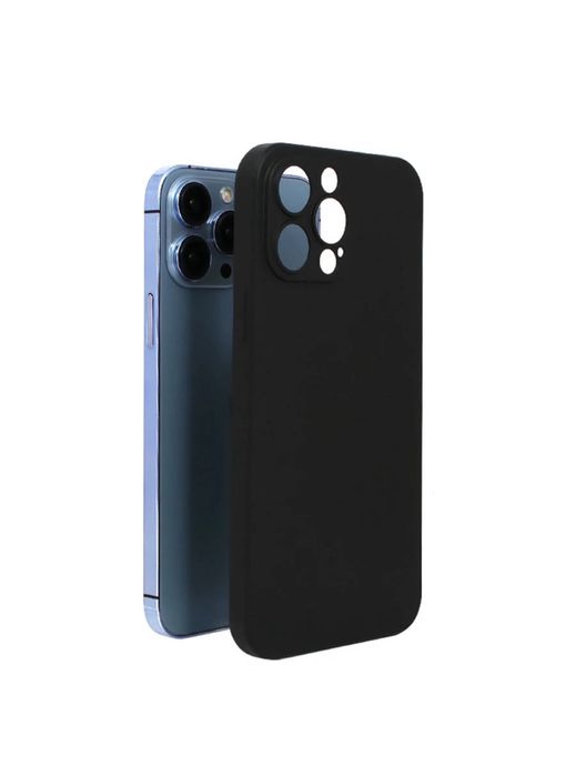 Husa Safe Case Silicon Slim 0,2mm Clara Neagra Iphone 11 12 13 PRO MAX