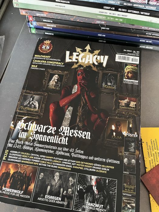 Colectie reviste in limba germana Legacy-the voice from the dark side