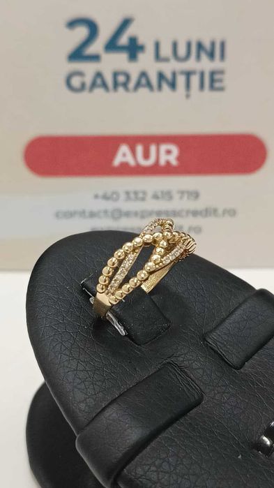 Inel aur 14k 2.26gr [AG24 Harlau B.45872.2) - Garantie 2 ani!