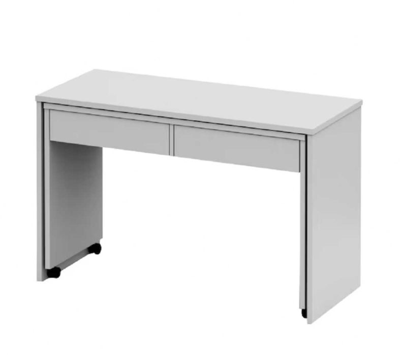 Бюро От ПДЧ, Разтегателно, С Чекмеджета, 120x75x50 См, Бяло