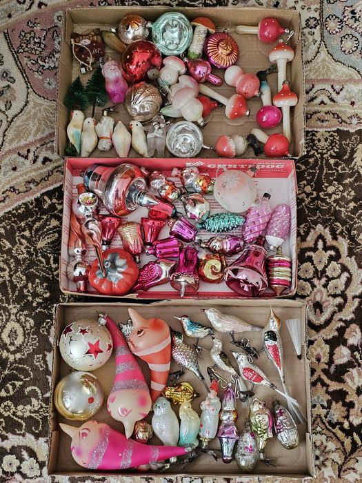 Елочные игрушки времен СССР