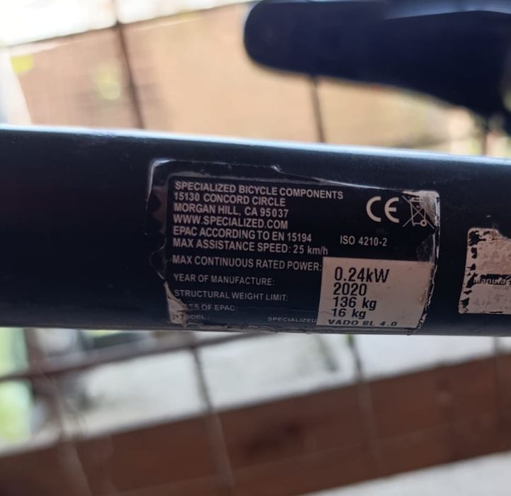 Bicicletă electrică Specialized Turbo Vado 4.0 – Mărime M funcțională, 2020