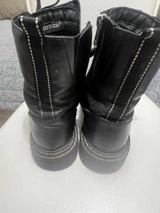 Ботинки кожаные Marco Tozzi