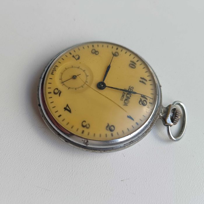 Карманные часы Sekonda 18 камней СССР