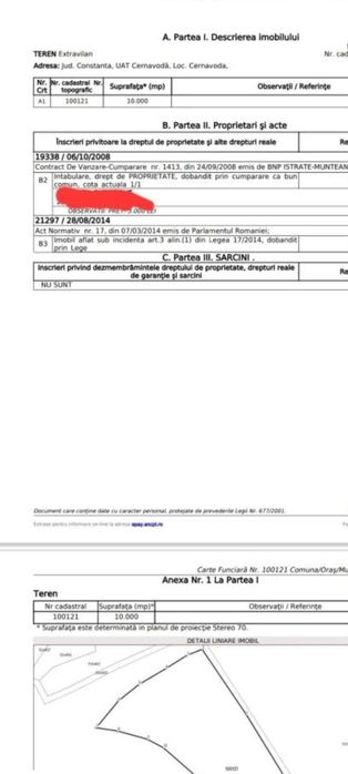 2 Terenuri de 7000 și 10000 mp in Cernavoda