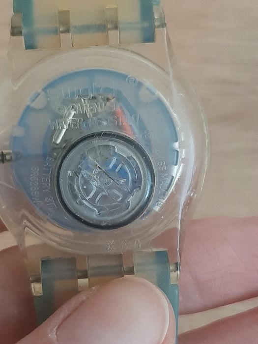 Ceas Swatch Jelly Blue – Model Transparent Skeleton (Swiss Made)