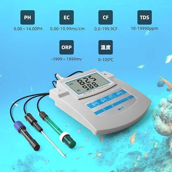 Лабораторный рН/EC/TDS/CF/ORP/Temp 6в1 PHS-26C (со штативом)