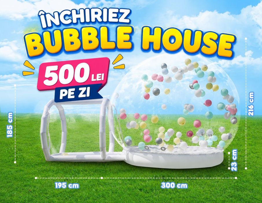 Bubble house de inchiriat