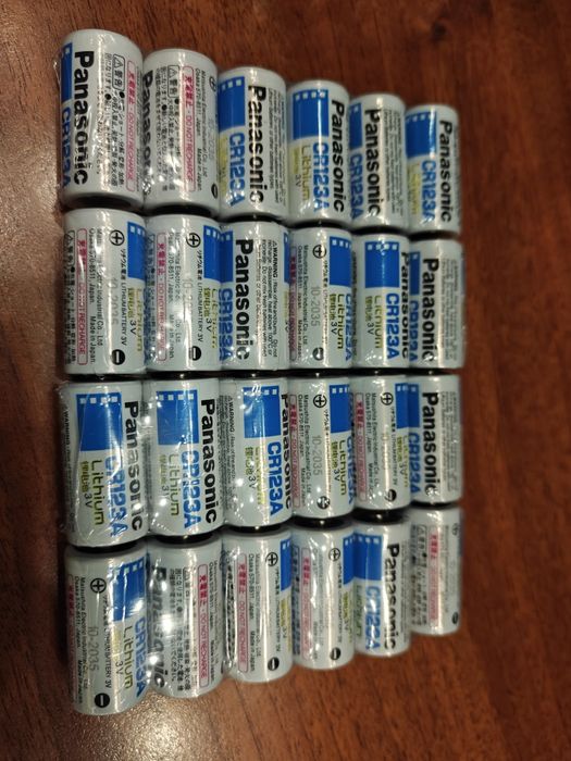 Panasonic CR123A батарейки 6 шт