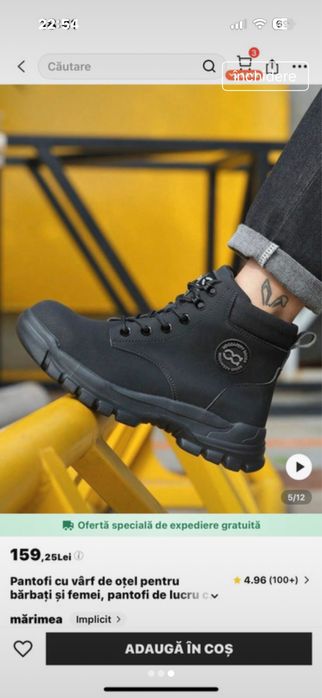 Bocanci safety noi/ 39
