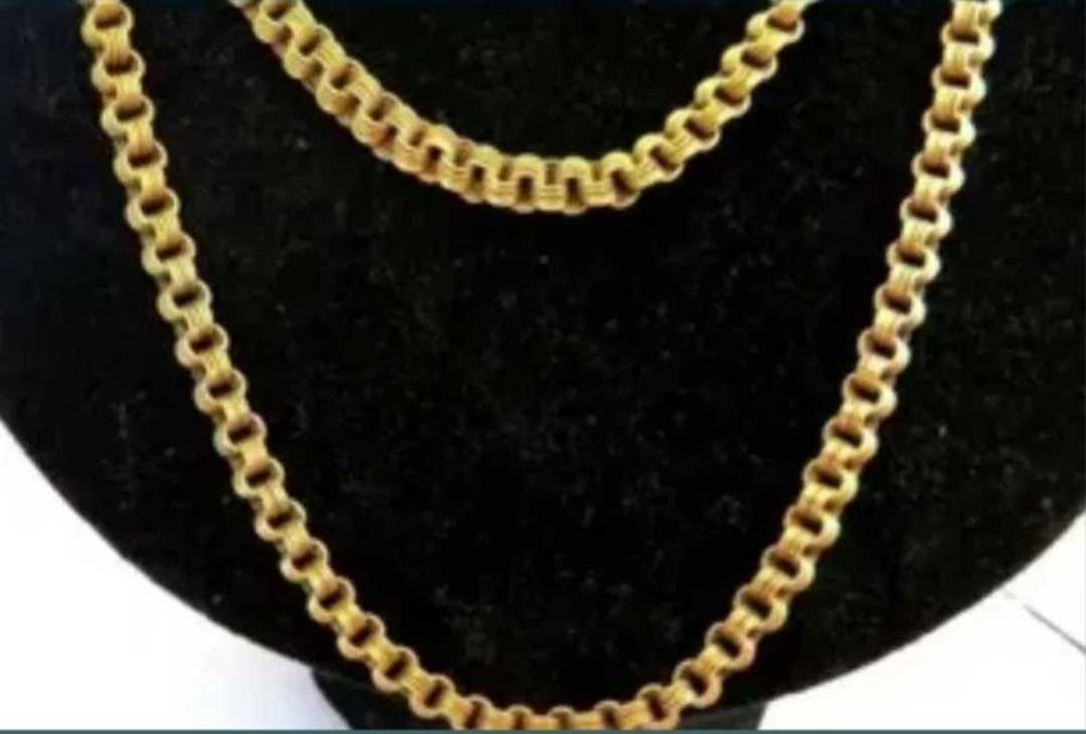 Colier argint placat aur 18k