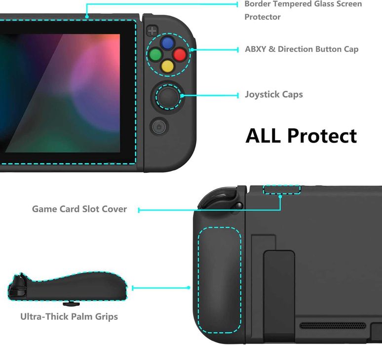 Защитный чехол "PlayVital" Zeal Protect для Nintondo Switch 1