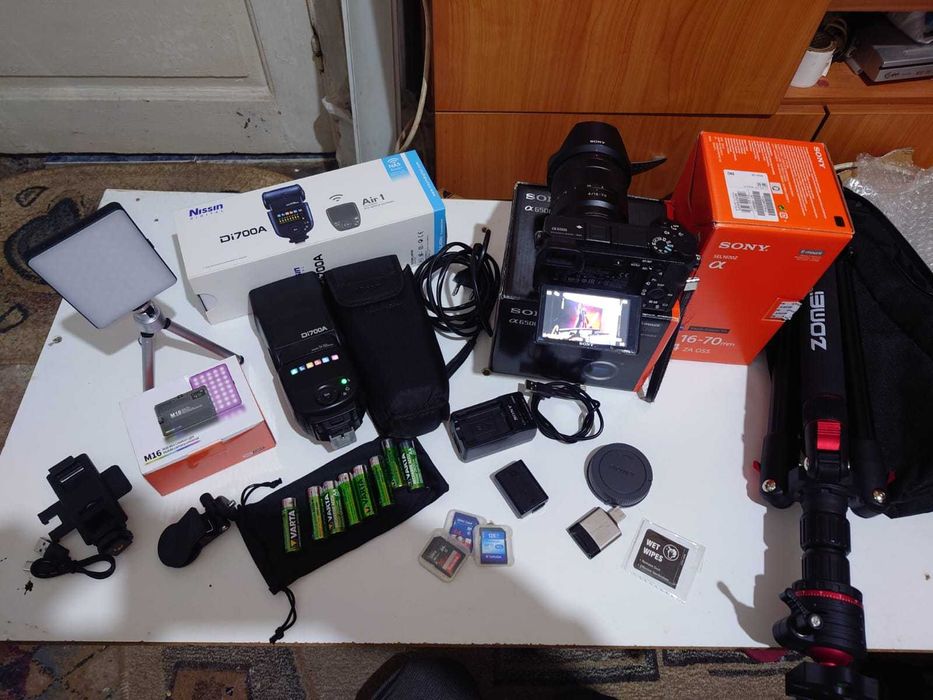 Sony A6500 Cu acesori
