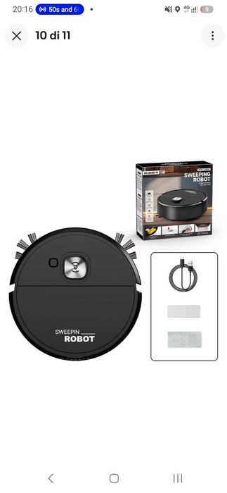 Mini Robot Aspirator Inteligent 3-în-1 – Robot