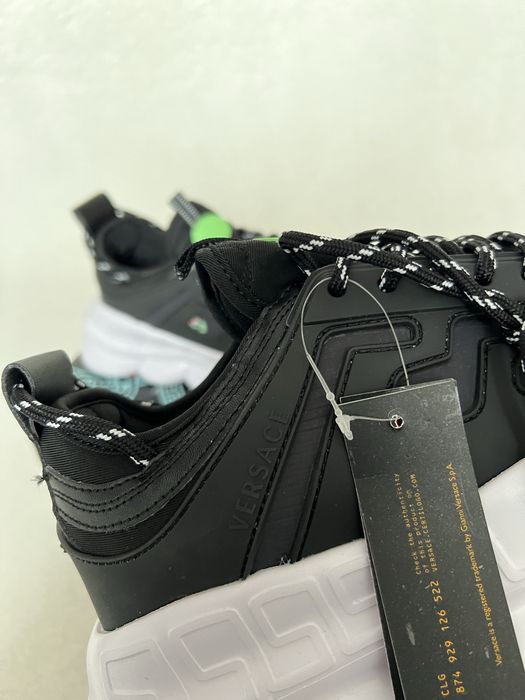 Versace Chain Reaction Black/ Grey/ White 42