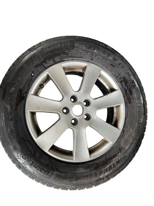 Set jante aliaj 5x112 R17 cu anvelope de iarna 235 65 R17