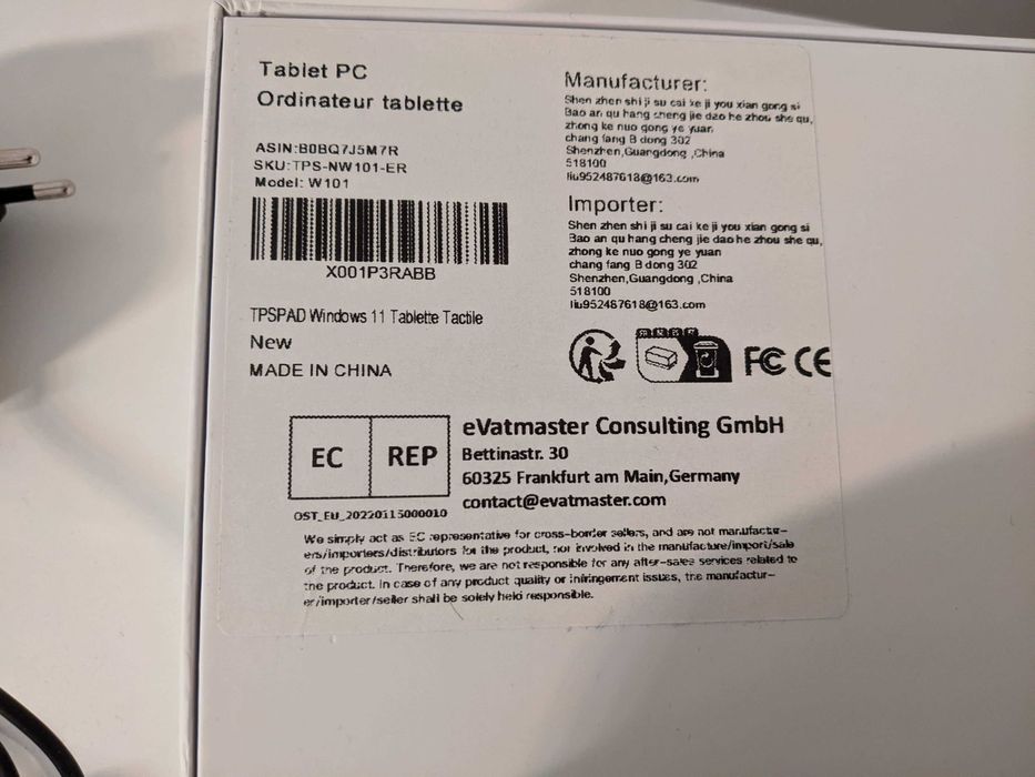 Tableta Windows 11 intel N4000 6GB RAM 128GB stocare 10.1 inch noua