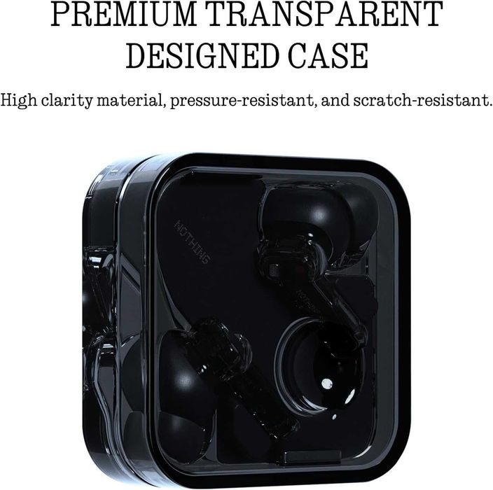 Слушалки Nothing Ear (New 2024) - Керамични драйвери & Hi-Res (Black)