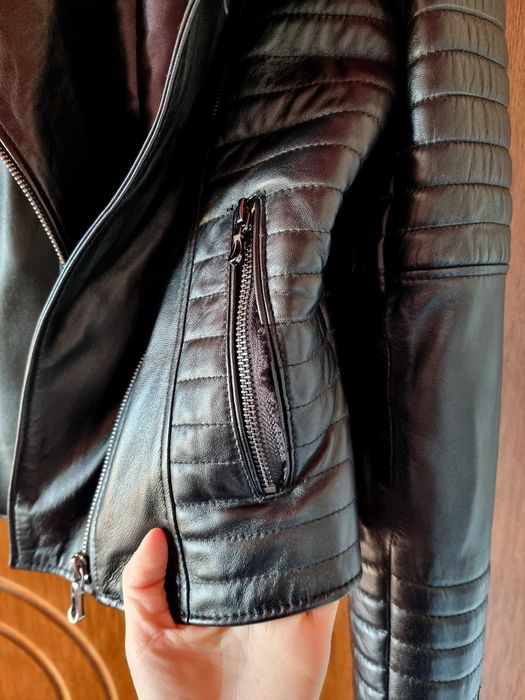 Яке от естествена кожа BALOS