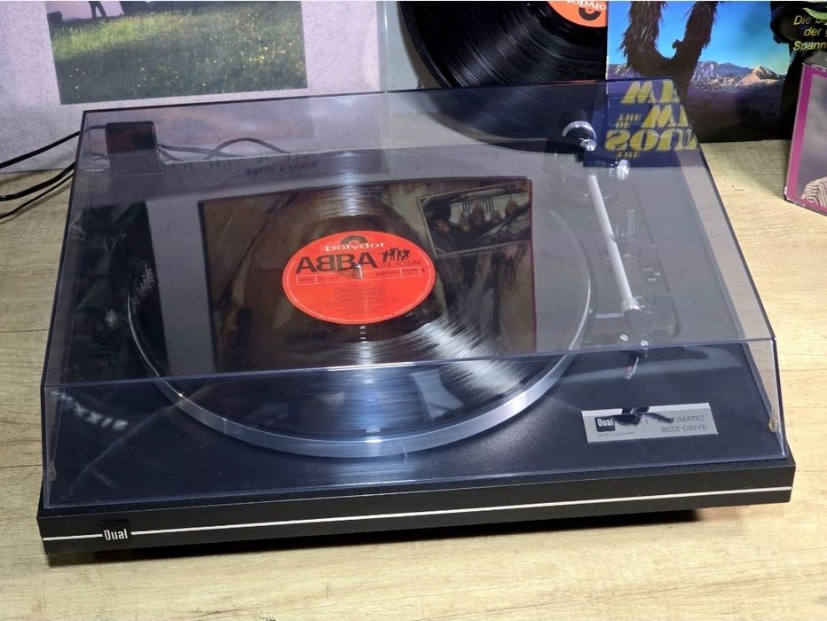 Pick-up DUAL CS-455-1, automatic, ortofon omp10, hifi  retro stereo black