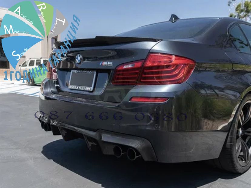 Лип спойлер багажник BMW F10 5 сериа lip spoiler M бмв ф10 M4 style