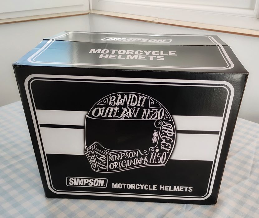 Casca Moto Simpson Bandit Outlaw Noua