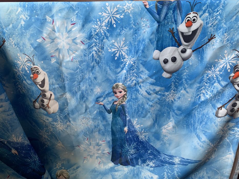 Шторы «холодное сердце»