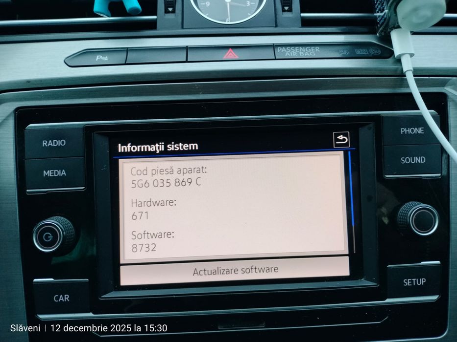 Vand unitate multimedia vw passat b8