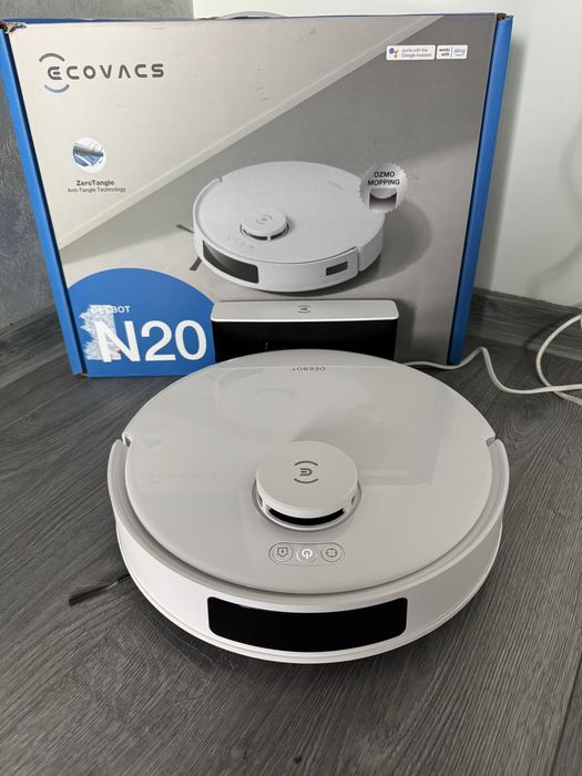 Прахосмукачка Робот ECOVACS DEEBOT N20 (DKX56) 8000Pa & Anti-Tangle Сухо и Мокро Почистване, App!