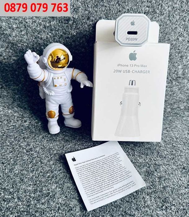 Оригинален Адаптер Зарядно за кола 20W Apple Fast Charger iPhone